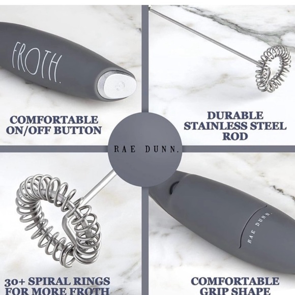 Electric Milk Frother NIB, Rae Dunn (battery operated). - Picture 6 of 6